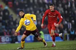 Leyton Orient V Arsenal - FA Cup 2010-2011 Prints: Denilson vs. Revell: FA Cup 5th Round Battle at Leyton Orient (2011)
