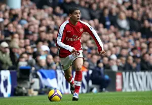 Tottenham Hotspur V Arsenal 2008-09 Prints: Denilson's Defensive Show: Arsenal Holds Tottenham Scoreless at White Hart Lane