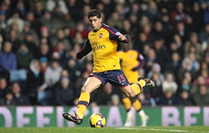 Aston Villa V Arsenal 2008-9 Prints: Denilson's Determined Performance: Arsenal vs