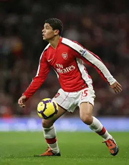 Arsenal V Chelsea 2009-10 Prints: Denilson's Disappointment: Arsenal's 0-3 Defeat to Chelsea, 2009 Premier League