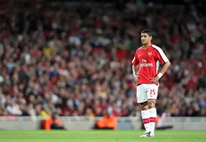 Arsenal V FC Twente 2008-09 Prints: Denilson's Dominance: Arsenal Crushes FC Twente 4-0 in Champions League Qualifier