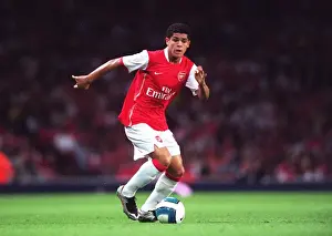 Arsenal V Sparta Prague 2007-08 Prints: Denilson's Dominance: Arsenal Crushes Sparta Prague 3-0 in UEFA Champions League