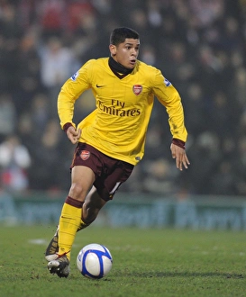 Leyton Orient V Arsenal - FA Cup 2010-2011 Prints: Denilson's FA Cup Battle: Leyton Orient vs. Arsenal (1:1)