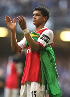 Images Dated 26th February 2007: Denilson's Heartbreak: Arsenal's Defeat to Chelsea in the 2007 Carling Cup Final