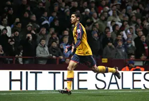 Aston Villa V Arsenal 2008-9 Prints: Denilson's Premier League Debut Goal: Aston Villa 1-1 Arsenal (December 2008)