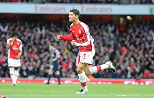 Arsenal V West Ham United 2009-10 Prints: Denilson's Stunner: Arsenal's First Goal vs. West Ham United (2-0)