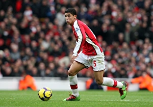 Arsenal V Aston Villa 2009-10 Prints: Denilson's Triumph