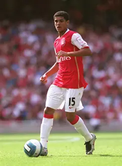 Arsenal V Paris Saint Germain 2007-08 Prints: Denilson's Triumph: Arsenal's 2-1 Victory over Paris Saint-Germain at Emirates Cup 2007