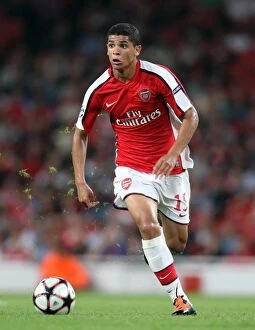Images Dated 26th August 2009: Denilson's Triumph: Arsenal's 3-1 Victory Over Celtic in the UEFA Champions League Qualifier (2009)