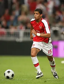 Ajax V Arsenal Prints: Denilson's Triumph: Arsenal's Thrilling 3-2 Victory Over Ajax