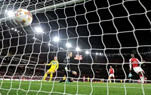 Arsenal V BATE Borisov 2017-18 Prints: Denis Polyakov's Own Goal Seals Arsenal's Victory over BATE Borisov in Europa League