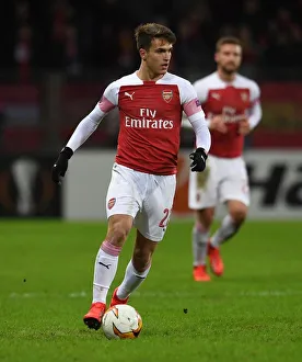 BATE Borisov V Arsenal 2018-19 Prints: Denis Suarez in Action: Arsenal vs