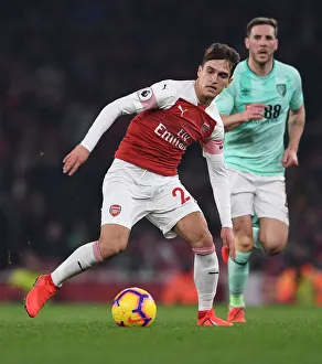 Arsenal V Bournemouth 2018-19 Prints: Denis Suarez in Action: Arsenal vs. AFC Bournemouth, Premier League 2018-19