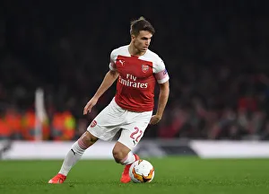 Arsenal V BATE Borisov 2018-19 Prints: Denis Suarez in Action: Arsenal vs BATE Borisov, Europa League 2018-19