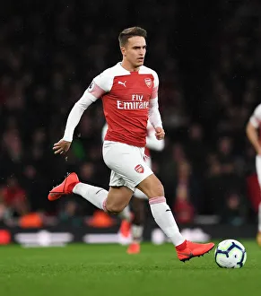 Arsenal V Manchester United 2018-19 Prints: Denis Suarez in Action: Arsenal vs Manchester United, Premier League 2018-19