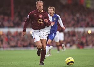 Arsenal v Blackburn Rovers 2005-6 Collection: Dennis Bergkamp (Arsenal). Arsenal 3: 0 Blackburn Rovers. FA Premiership