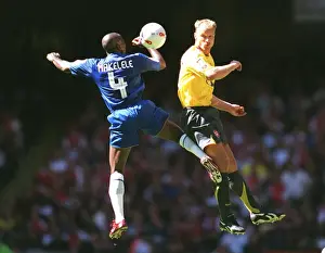 Dennis Bergkamp (Arsenal) Claude Makelele (Chelsea). Arsenal 1: 2 Chelsea