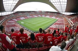 Images Dated 25th July 2006: Dennis Bergkamp Testimonial: Arsenal's Emirates Victory over Ajax (2006)