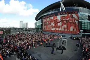 Arsenal V Sunderland 2013-14 Prints: Dennis Bergkamp Tribute: Unveiling of Arsenal Legend's Statue at Emirates Stadium