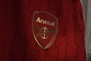 Detailed Look: Arsenal Crest Before Arsenal vs Manchester United (2023-24)
