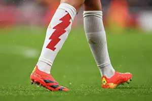 Detailed View of Alessia Russo's Adidas Predator Boots at Arsenal FC vs Chelsea FC, Barclays Women's Super League (2023-24)
