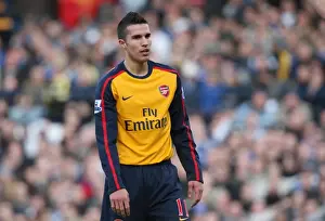 Cardiff City V Arsenal FA Cup Prints: Determined Van Persie Leads Arsenal to Scoreless FA Cup Draw Against Cardiff City