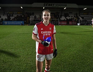 Images Dated 27th January 2022: Determined Vivianne Miedema: Arsenal Women's Star After FA WSL Match vs. Brighton Hove Albion