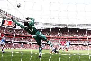 Diaby Abou Prints: Diaby Strikes: Arsenal's First Goal vs. Portsmouth (4-1)