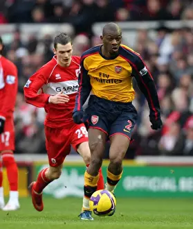 Diaby vs. Johnson: 1:1 Stalemate at Middlesbrough's Riverside Stadium, Premier League, 13/12/08