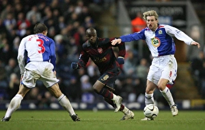 Diarra's Double: Arsenal Edge Past Blackburn in Carling Cup Clash (18/12/07)