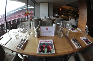 Arsenal V Everton - FA Cup 2014 Prints: Directors Box at Emirates Stadium: Arsenal vs. Everton, FA Cup Quarter-Final
