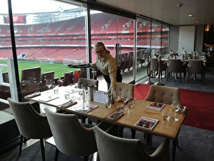 Directors Box at Emirates Stadium: Arsenal vs. Everton, FA Cup Quarter-Final