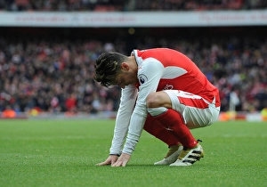 Arsenal V Tottenham Hotspur 2016-17 Prints: Disappointed Mesut Ozil: Arsenal vs. Tottenham Hotspur, Premier League 2016-17