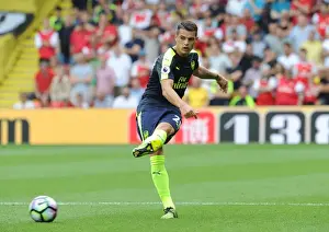 Watford V Arsenal 2016-17 Prints: Dominant Xhaka: Arsenal Triumphs 3-1 over Watford in Premier League