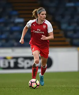 Reading Ladies Fc V Arsenal Women 2017-18 Prints: Dominique Janssen in Action: Arsenal Women vs Reading FC (2018)