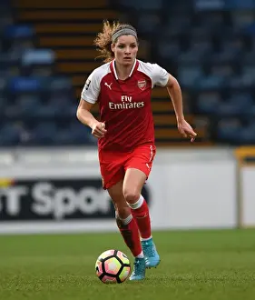 Reading Ladies Fc V Arsenal Women 2017-18 Prints: Dominique Janssen in Action: Reading FC Women vs Arsenal Ladies