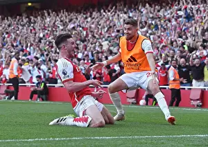 Double Trouble: Rice and Jorginho's Stunning Goals in Arsenal's Victory Over Manchester United (2023-24)