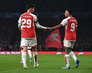 Dynamic Duo: Havertz and Jesus Score First Arsenal Goals in Champions League Win over RC Lens (2023-24)