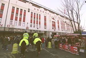 Arsenal v Chelsea 2005-6 Collection: East Stand before the match. Arsenal 0: 2 Chelsea. FA Premier League