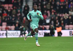 AFC Bournemouth V Arsenal 2018-19 Prints: Eddie Nketiah in Action: AFC Bournemouth vs Arsenal FC, Premier League 2018-19