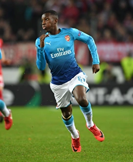 FC Koln V Arsenal 2017-18 Prints: Eddie Nketiah in Action: Arsenal vs. 1. FC Koln, UEFA Europa League (2017)