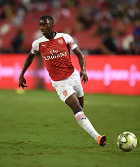 Arsenal V Atletico Madrid 2018-19 Prints: Eddie Nketiah in Action: Arsenal vs Atletico Madrid, International Champions Cup 2018