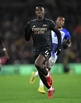 Eddie Nketiah in Action: Brighton & Hove Albion vs Arsenal, Premier League 2022-23