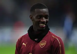 BATE Borisov V Arsenal 2018-19 Prints: Eddie Nketiah: Arsenal's Ready-to-Go Weapon in UEFA Europa League Battle against BATE Borisov