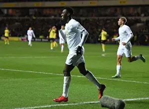 Oxford United V Arsenal - FA Cup 2023 Prints: Eddie Nketiah Hat-Trick: Arsenal Advances in FA Cup with Oxford United Victory