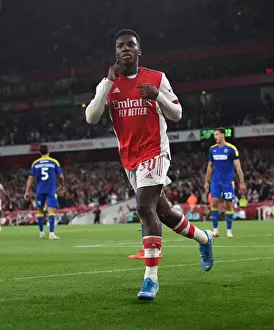 Eddie Nketiah Hat-Trick: Arsenal Cruises Past AFC Wimbledon in Carabao Cup