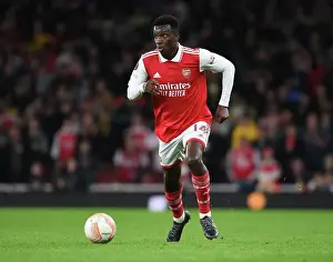 Arsenal V PSV Eindhoven 2022-23 Prints: Eddie Nketiah Scores for Arsenal in Europa League Clash Against PSV Eindhoven (2022-23)