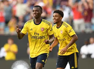 Eddie Nketiah Scores Arsenal's Second Goal against ACF Fiorentina in 2019 International Champions Cup