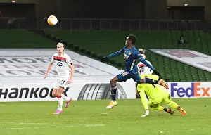 Dundalk V Arsenal 2020-21 Prints: Eddie Nketiah Scores First Arsenal Goal: Arsenal Triumphs in UEFA Europa League against Dundalk
