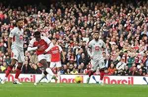 Eddie Nketiah Scores First Goal of 2023-24 Premier League Season for Arsenal Against Sheffield United